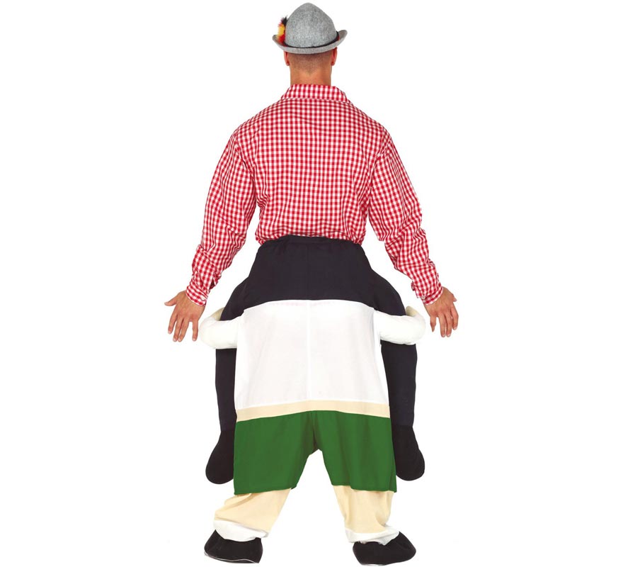 Tyrolean costume on shoulders for adults-B