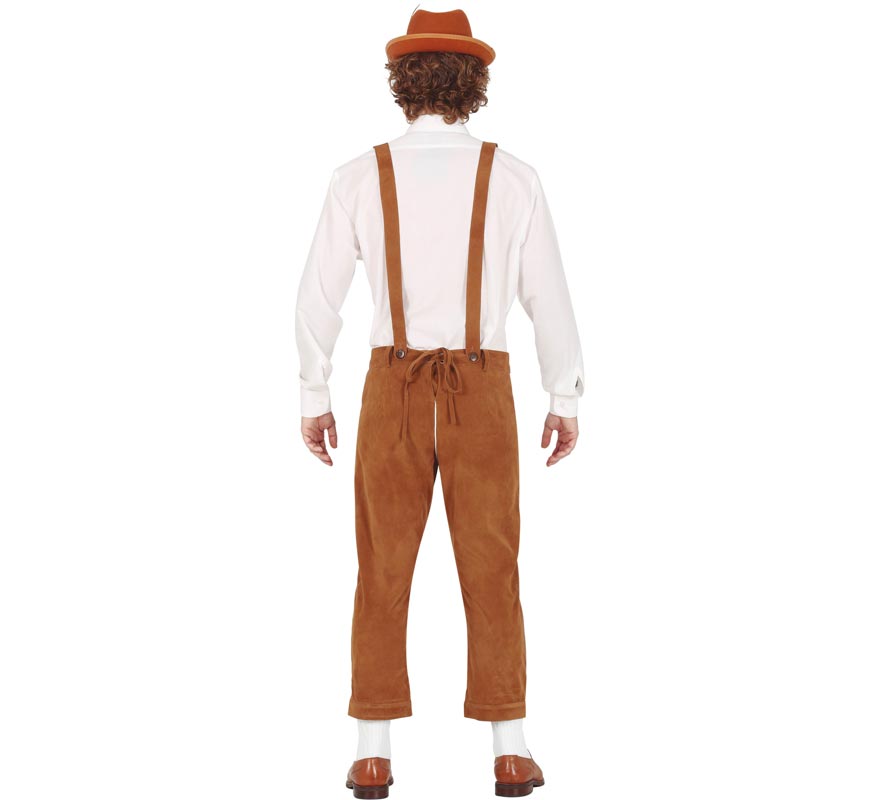 Fato marrom tirolês para homens-B