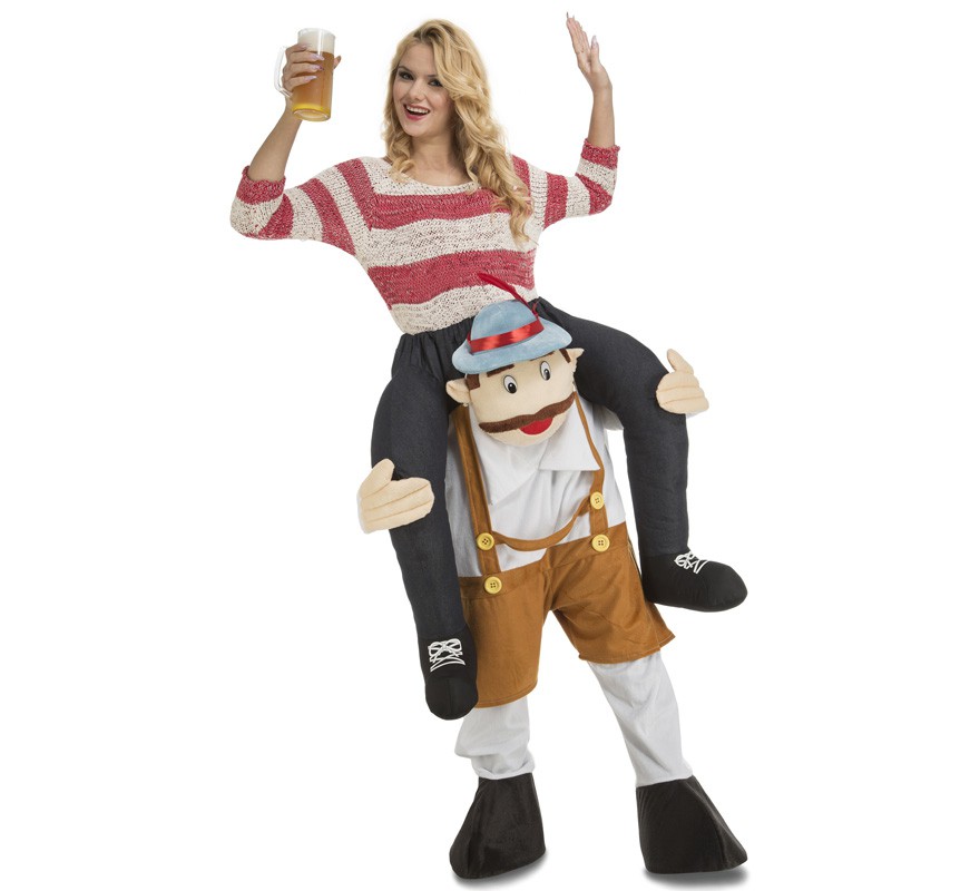 Tyrolean Oktoberfest shoulder-length costume for adults-B