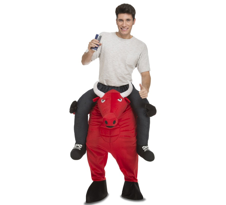 Red Bull shoulder costume for adults-B