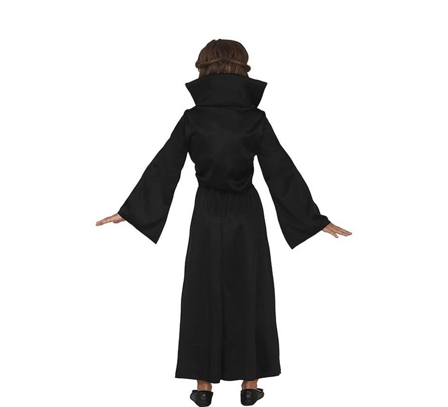 Elegant red and black vampire costume for girls-B