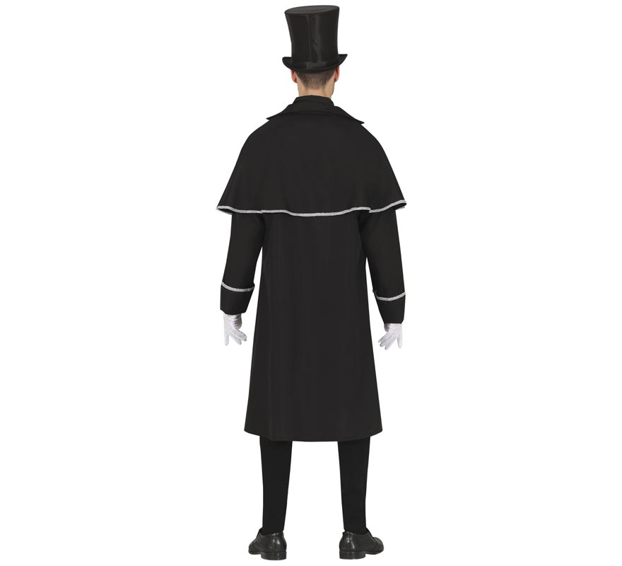 Fato de vampiro prateado para homem-B