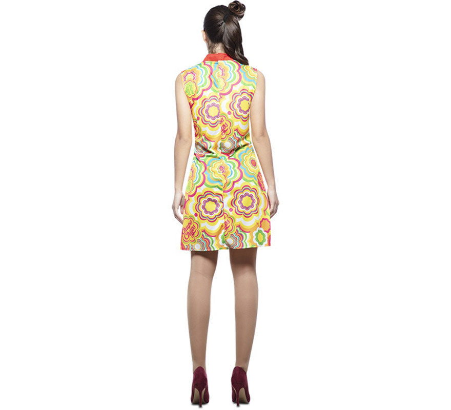 Yé-Yé Girl Chupa Chups Dress Costume for Women-B