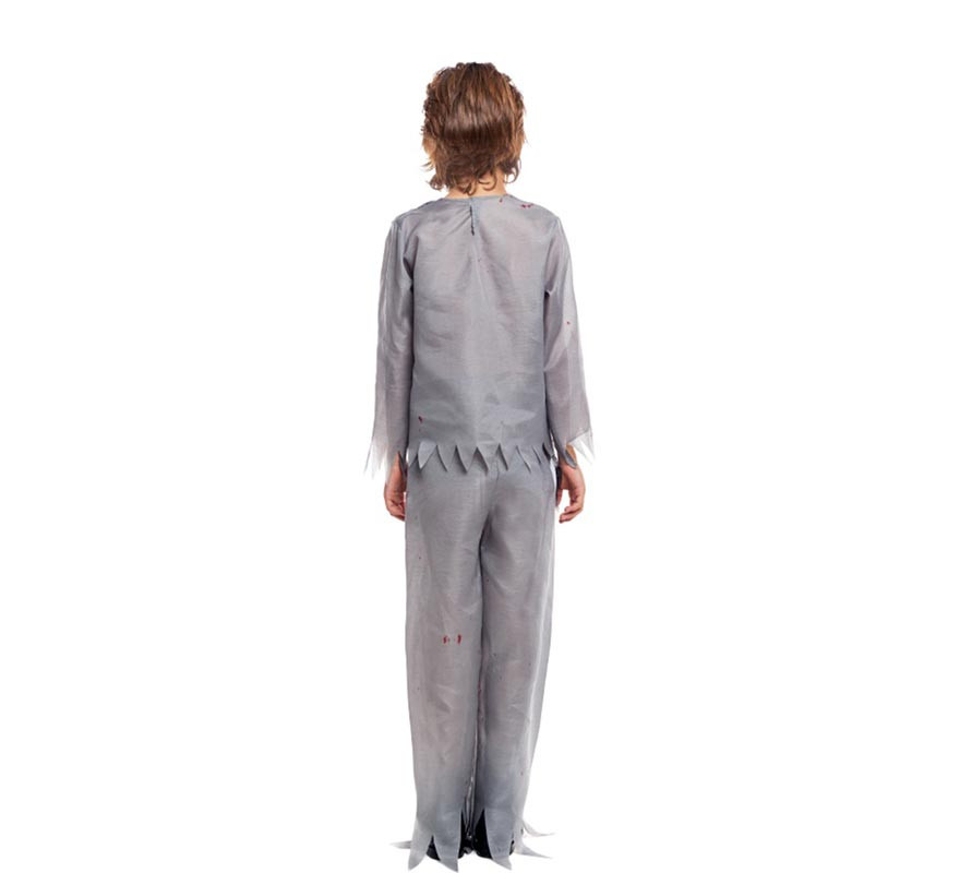 Gray Schoolboy Zombie Costume for Boys-B