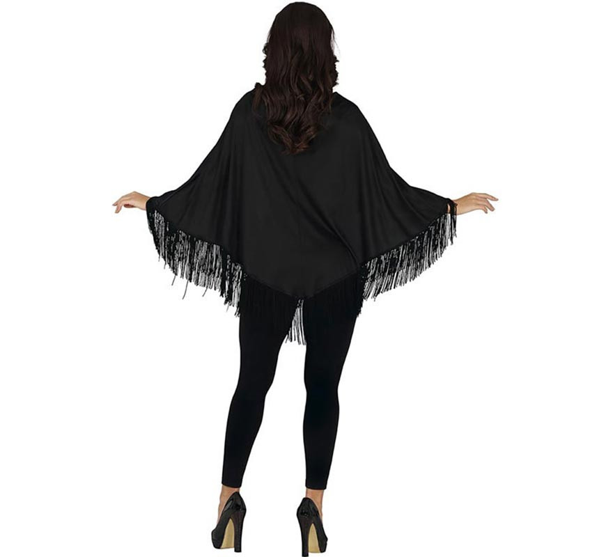 Fato ou poncho do Dia dos Mortos para mulher-B