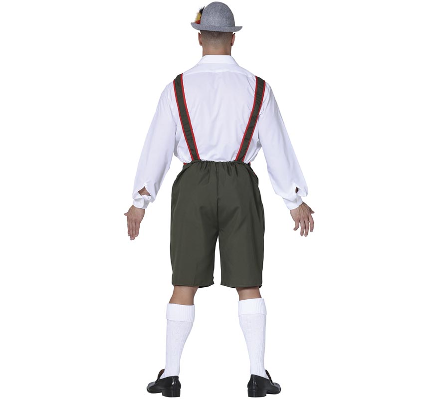 Green Tyrolean men's costume-B