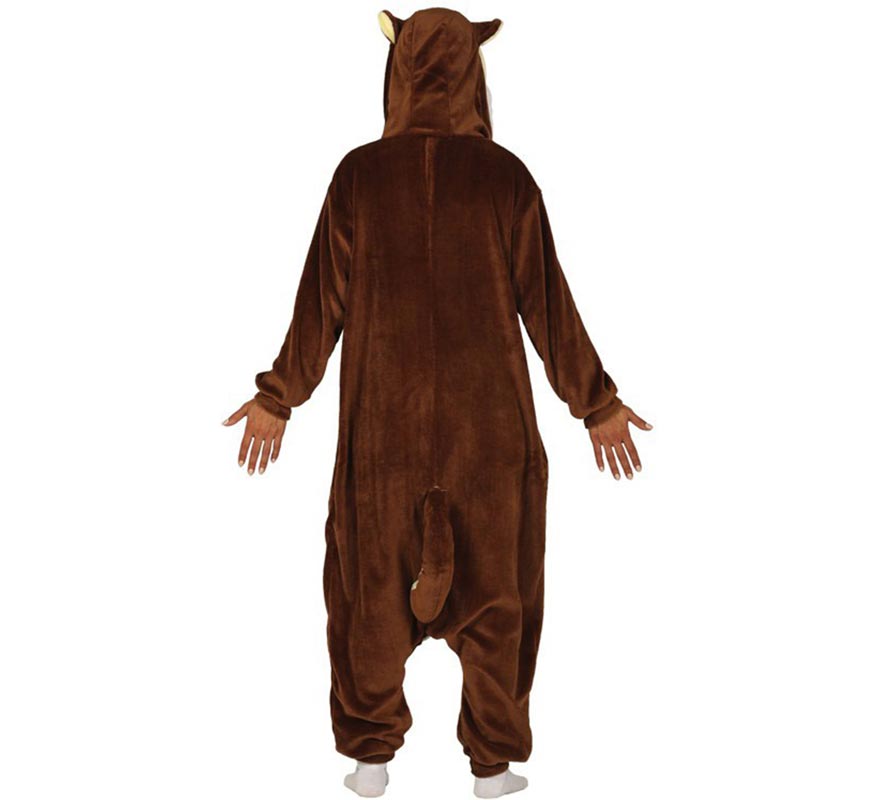 Fato de pijama esquilo para mulher-B