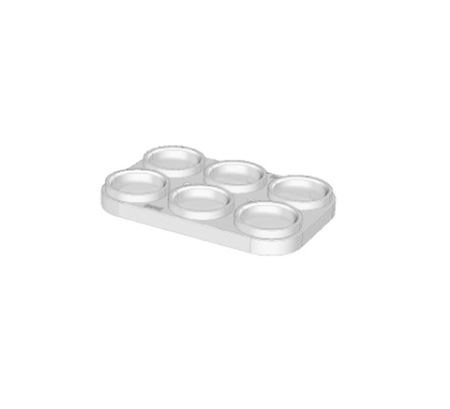 Modular Container or Empty Palette for 6 GRIMAS Makeups-B