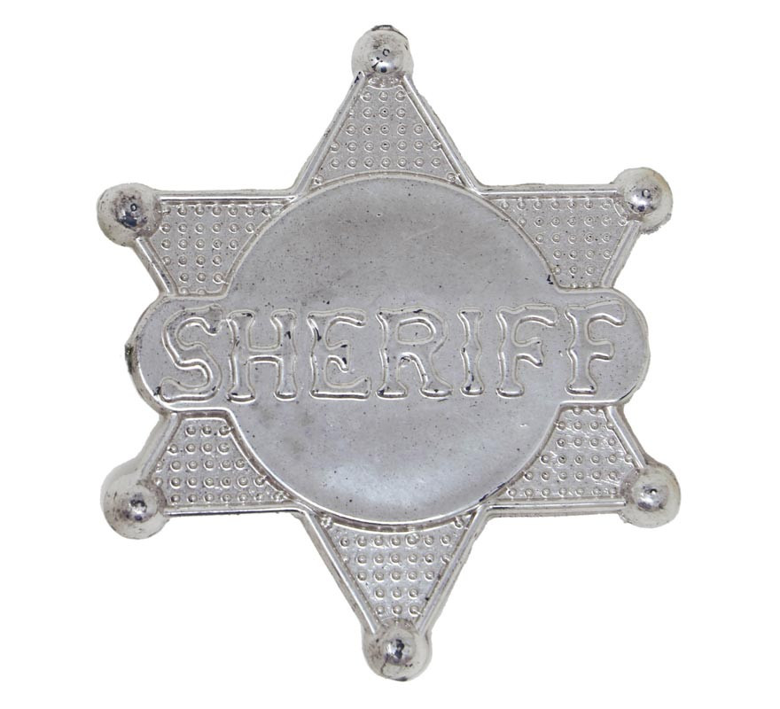 5.50 cm Plastic Sheriff Star-B