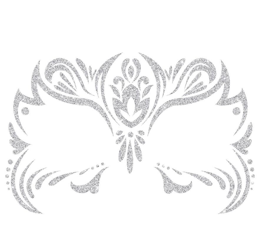 Glitter Face Blue Fantasy Fairy-B