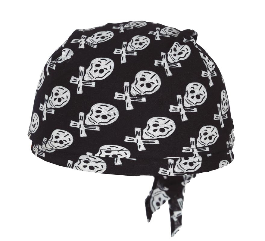 Children's Pirate Skull Scarf Hat-B