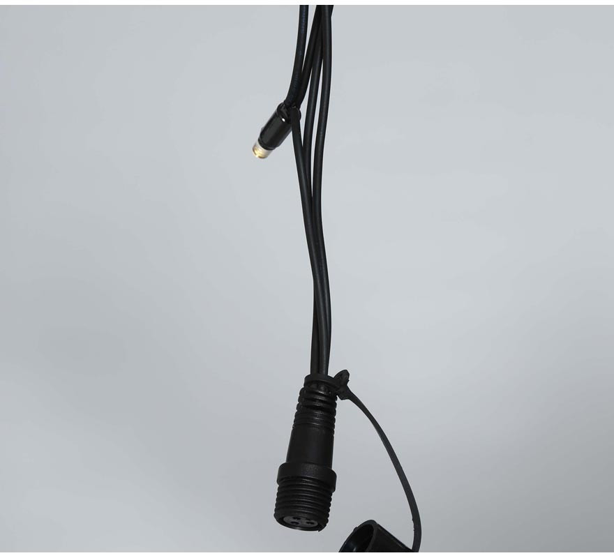 Garland of 50 LEDs IP44 white waterproof-B