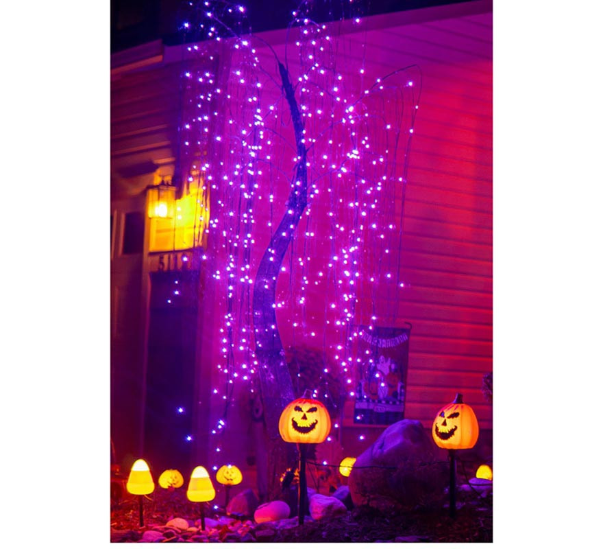 144 l Lilac Multifunction Led Garland-B