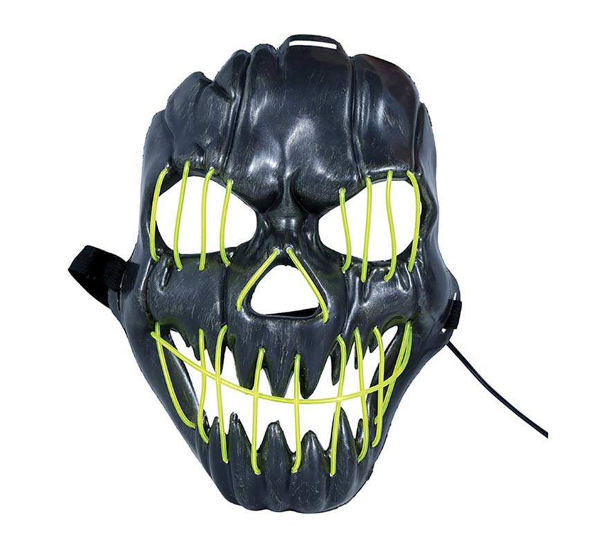 Smiling Killer Mask with PVC Light-B