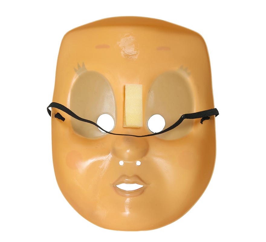 Máscara de menina tímida-B