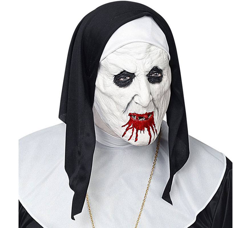 Cursed Nun Mask with Headdress-B
