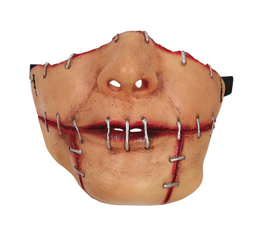 Latex Sewn Half Mouth Mask-B