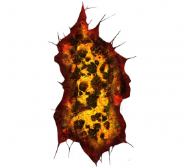 Adesivo para piso de lava 30x90 cm