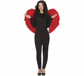 Red Feather Wings 80x55 cm