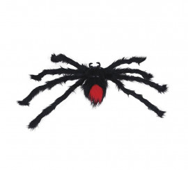 Black hairy spider red back 60 cm
