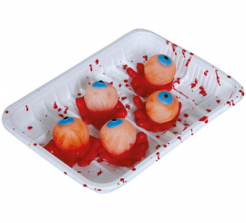 Bandeja com 5 Olhos, 18x13 cm.