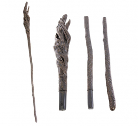 Bengala de Mágico Destacável 3 peças preta 170x10 cm