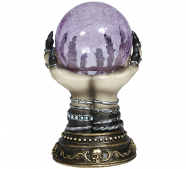 Ceramic Fortune Teller Hand Ball with Light 23 cm