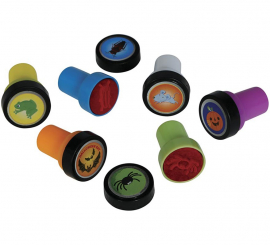 Saco com 6 Selos de Halloween 4 cm