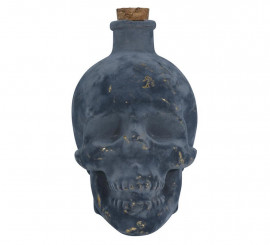 Garrafa Caveira de Cristal de 13 cm