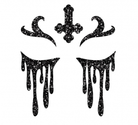 Glitter Facial Freira Demoníaca 20x20 cm