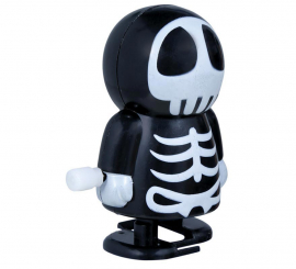 Caixa com 12 figuras de múmias e esqueletos em uma corda de 5,5 cm