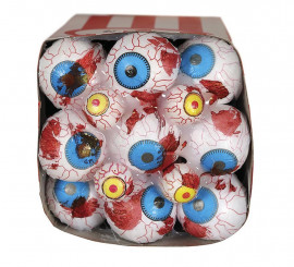 Caixa de pipoca com olhos sangrentos 9x8x16 cm