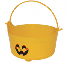 Caldeirão de Abóbora Laranja 24x23x15 cm