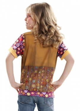 Hippie costume t-shirt for girl