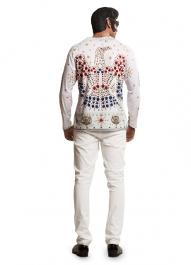 T-shirt rock king para homem