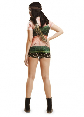 T-shirt de soldado para mulher