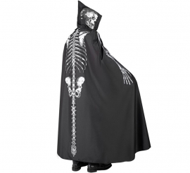 150cm Hooded Skeleton Cape