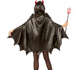 Capa de Diabo com Capuz Feminina