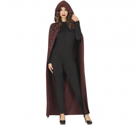 Brown Cape with Hood 120 cm