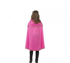 Pink cape for girl