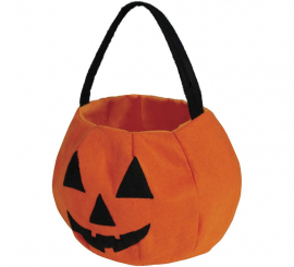 24x20cm Felt Pumpkin Basket