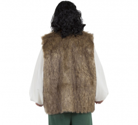 Medieval Dark Fur Vest