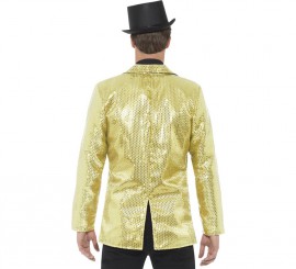 Golden Jacket with Sequins for men