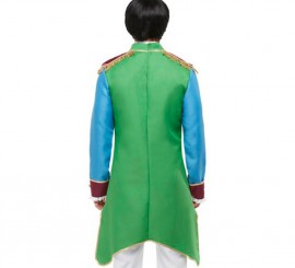 Green and Purple 70s Long Jacket for men