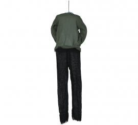 Skull Pendant with Head in Hands with Light, Sound and Movement 145 cm