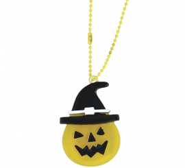 Pumpkin Necklace with 5cm LEDs