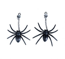Conjunto Colar e Brincos Aranha Negra