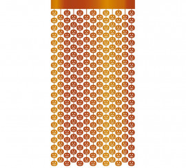 Pumpkin Metallic Curtain 100x200 cm