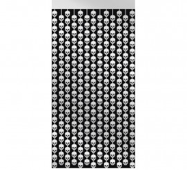 Metallic Skulls Curtain 100x200 cm