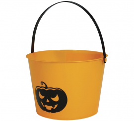 Pumpkin Cube with Light in the Orange Base 15x20 cm